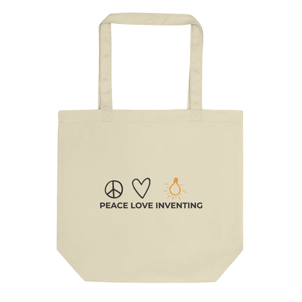Peace Love Inventing Eco Tote Bag