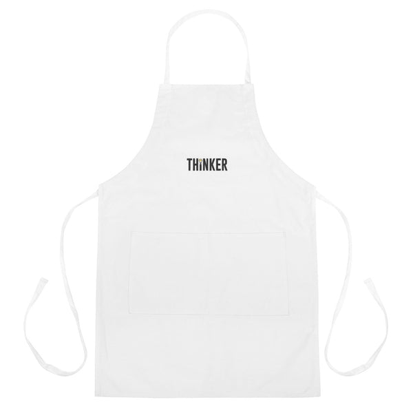 Thinker Embroidered Apron