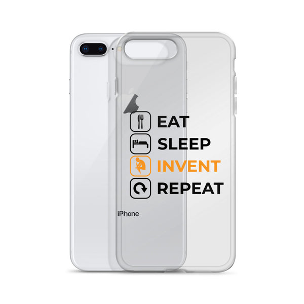 Eat Sleep Invent Repeat iPhone Case