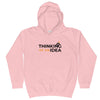 Thinking Of An Idea Kids Hoodie