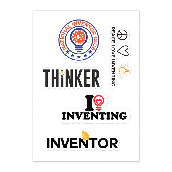 Inventors Stickers