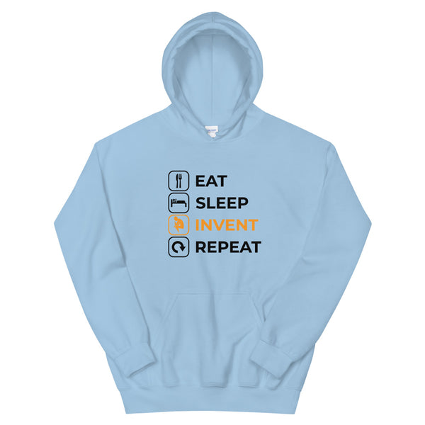 Eat Sleep Invent Repeat Unisex Hoodie