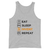 Eat Sleep Invent Repeat Unisex Tank Top